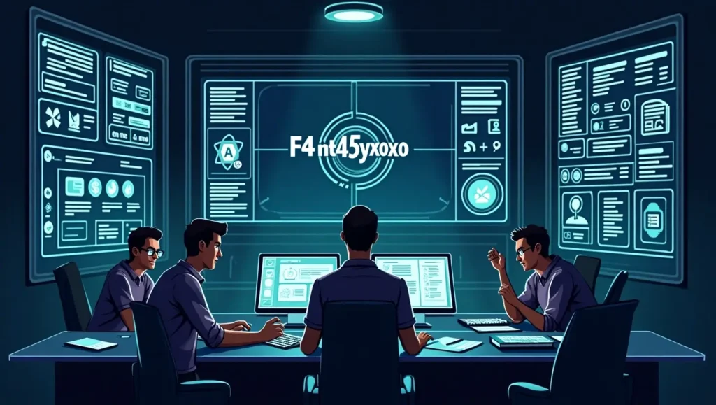 Tech-savvy users managing encrypted content and AI tools inside F4nt45yxoxo’s secure digital creator platform.