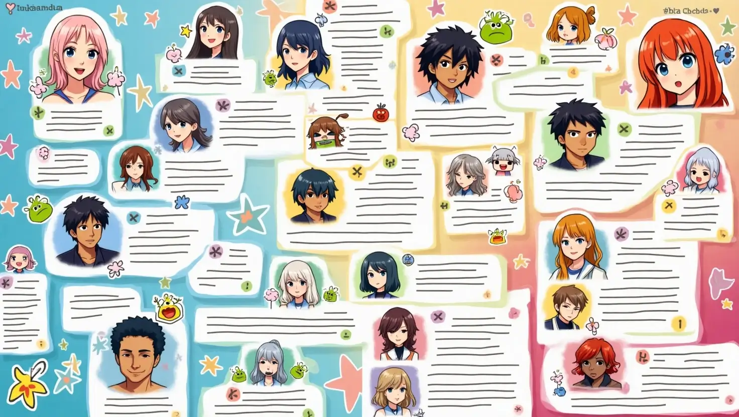Online forum with manga fans interacting through chat and discussion threads about NHentai.nef.