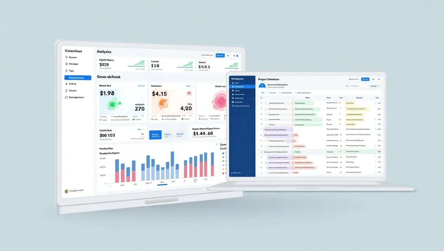 Increditools dashboard showing social media growth and project metrics
